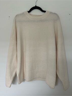 Vero Moda Cream Crewneck Pullover